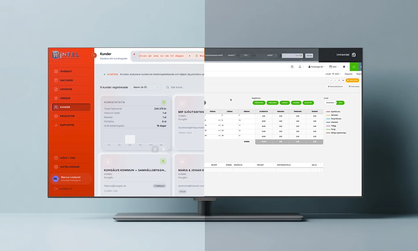 Fortnox vs IntelInvoice — ärlig jämförelse 2026